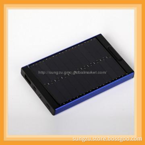 Laptop solar charger with 4000mah capacity battery